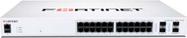Fortinet FortiSwitch-124F-POE L2+ managed POE switch with 24GE ports, 12 of which are POE+, 4 SFP+, max 185W limit and smart fan temperature control (FS-124F-POE-EU)