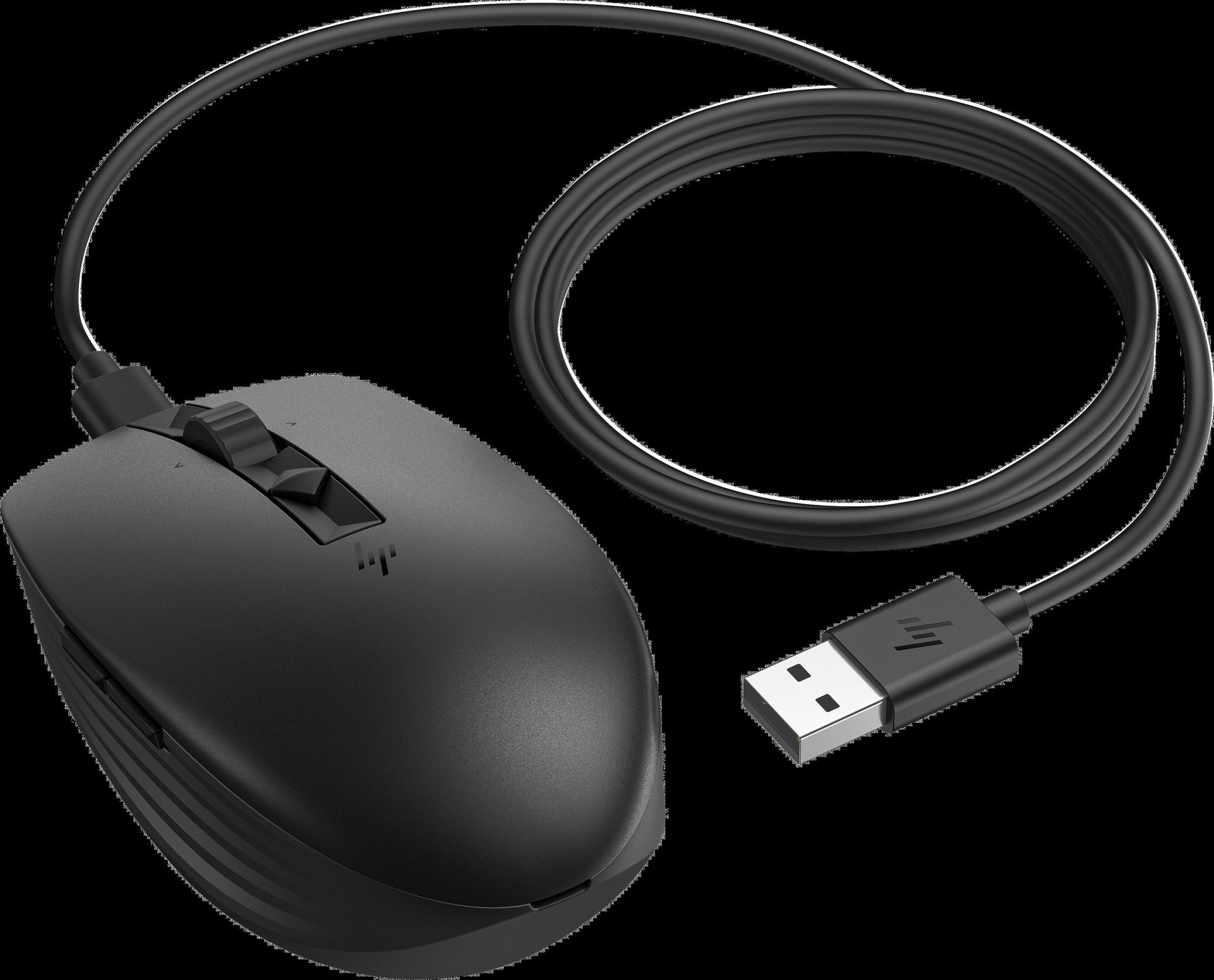 HP 710 Kabellose Maus 7 Tasten Bluetooth 5.3 2.4 GHz Schwarz