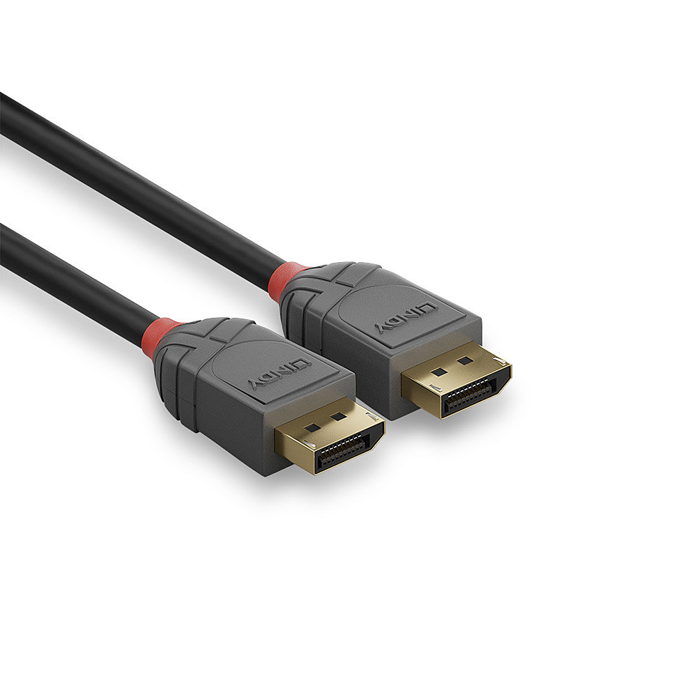 Lindy Anthra Line 36482 DisplayPort 1.4 Kabel 2 m Schwarz