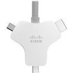 CISCO MULTI-HEAD CABLE 2.5 METERS 4K USB-C HDMI MINIDP (CAB-HDMI-MUL4K-2M=)