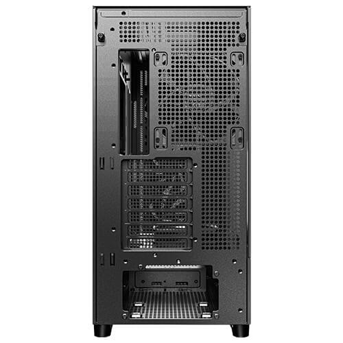 Antec FLUX SE Midi Tower E-ATX/ATX/mATX/ITX Schwarz, Holz