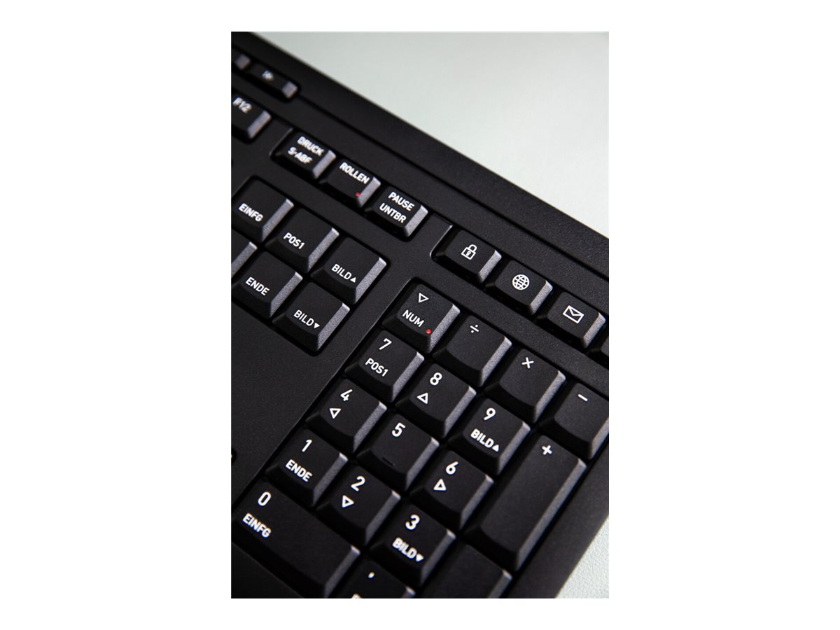 CHERRY STREAM DESKTOP COMFORT Tastatur-und-Maus-Set - Kabellos - 2,4 GHz - QWERTZ - Schwarz
