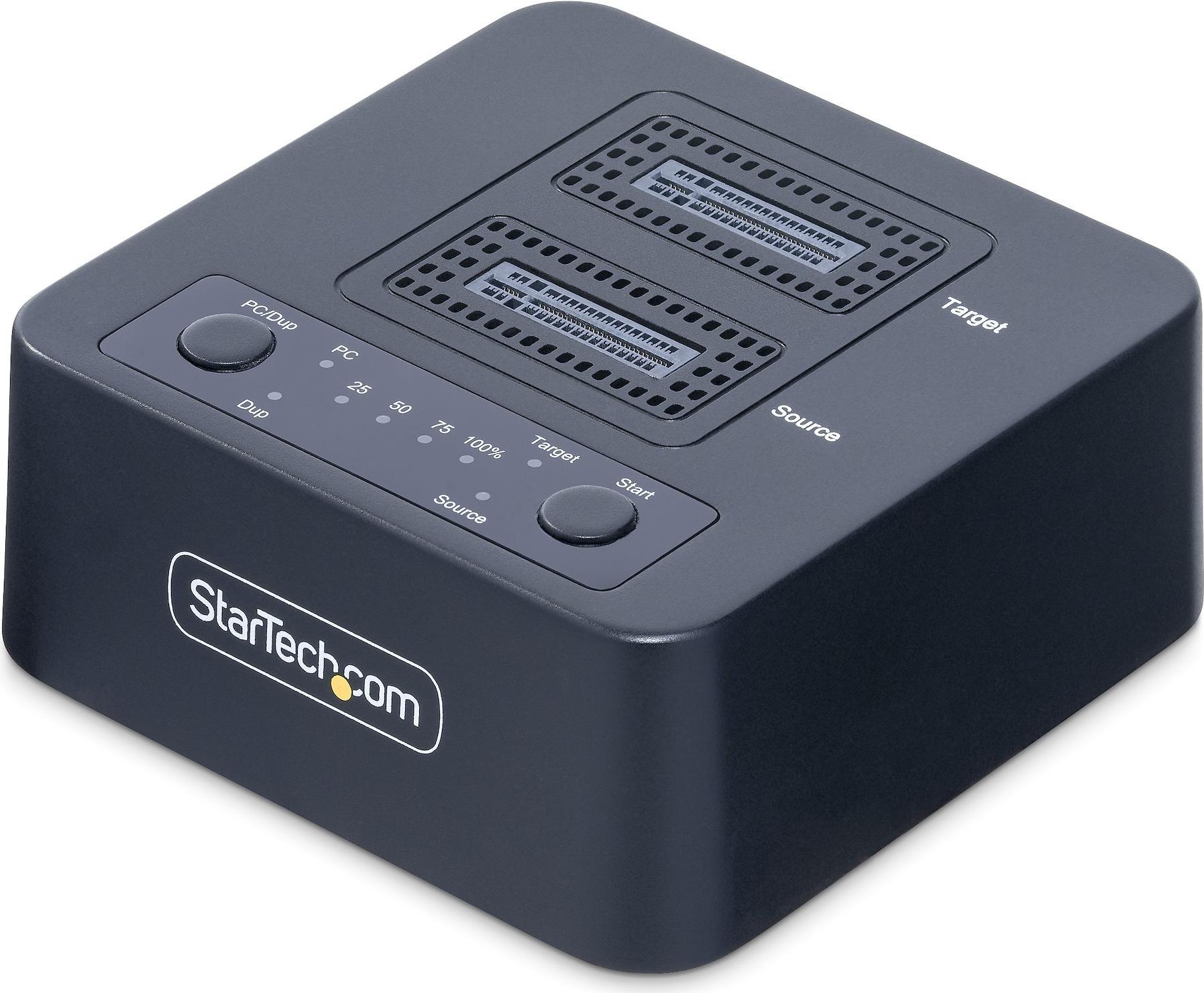 StarTech.com 1:1 Standalone M.2 NVMe Drive Duplicator and Dock M2 