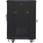 Lanberg FF01-6615-12B Rack 15U Freistehendes Gestell Schwarz (FF01-6615-12B)