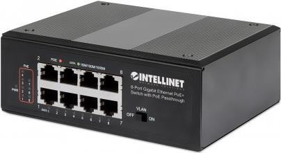 Intellinet IPS-08G-95W 8-Port Gigabit Ethernet PoE+ Switch with PoE Passthrough (561624)