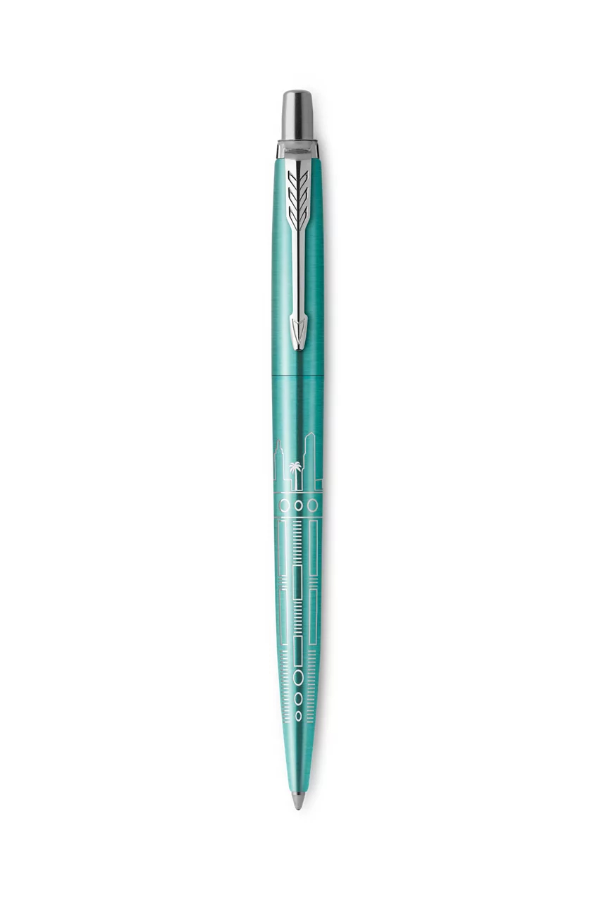 Parker Jotter Special Edition Miami Druckkugelschreiber Mittel Blau
