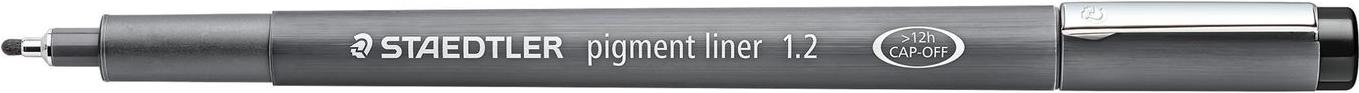 STAEDTLER Fineliner pigment liner 308 12-9 1,2mm schwarz (308 12-9)