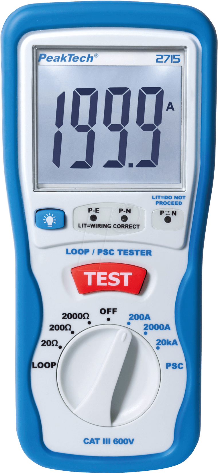 2715 - Digitaler LOOP/PSC-Schleifentester (P 2715)