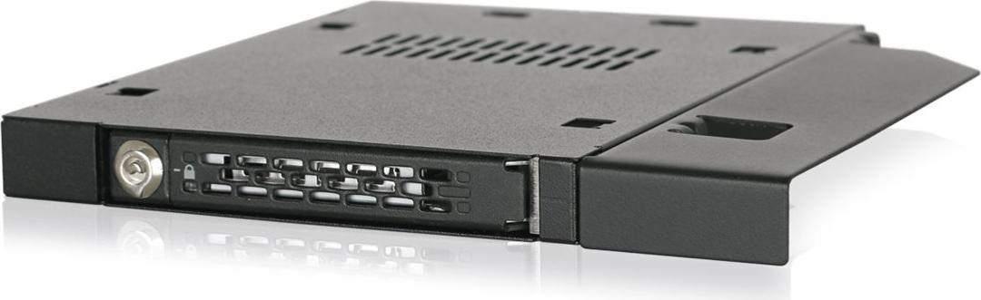 Icy Dock ToughArmor MB411SKO-B Laufwerksschachtadapter 5,25" Slim Line auf 2,5" SATA 6Gb/s Schwarz