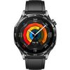 Huawei Watch GT 5 - 46 mm - Edelstahl - intelligente Uhr mit Riemen - Flouroelastomer - schwarz - Handgelenkgröße: 140-210 mm - Anzeige 3,6 cm (1,43") - NFC, Bluetooth - 77 g (55020DKM)