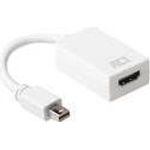 ACT AC7525 Videokabel-Adapter 0,15 m Mini DisplayPort HDMI Typ A (Standard) Weiß (AC7525)