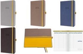 Sigel Buchkalender Conceptum 2026 grau (L2607)