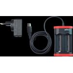 WIHA 41915 - USB Ladegerät, Li-Ion, 2 slot (41915)