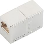 S/CONN maximum connectivity Adapter Modular Patch Verbinder-cat. 5 Kabelverbinder RJ45 Vollmetall-geschirmt (75005-MS)