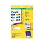 AVERY Zweckform Inkjet-Magnetschild, Maße: (B)78 x (H)28 mm (J8871-5) (J8871-5)