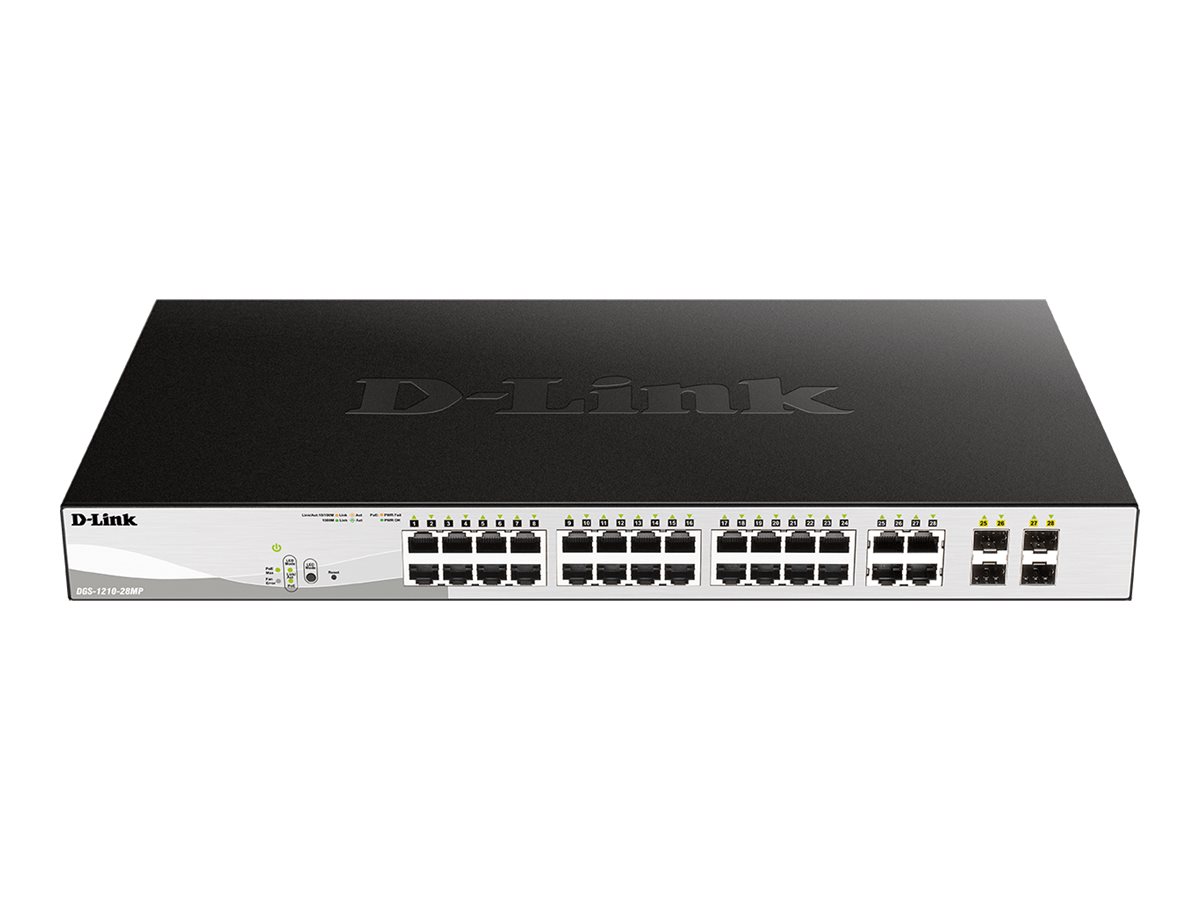 D-Link DGS-1210-28MP 28-Port PoE+ Gigabit Smart Managed Switch