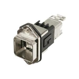 Telegärtner J80020A0011 Kabelschnittstellen-/Gender-Adapter RJ-45 Schwarz - Chrom (J80020A0011)