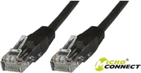 Microconnect B-UTP60025S 0.25m Cat6 U/UTP (UTP) Schwarz Netzwerkkabel (B-UTP60025S)