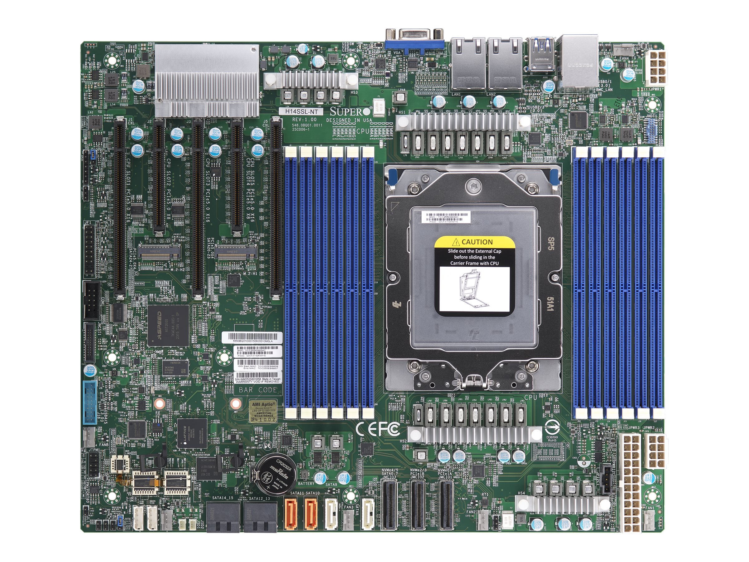 Supermicro H14SSL-NT ATX Socket SP5