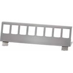 LogiLink MP0075 - Hutschienenhalter für 8 Keystone Module Edelstahl (MP0075)