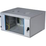 EFB-Elektronik 48,30cm (19") Wandgehäuse 18HE, schwenkend, 2-teilig, RAL7035, Tiefe 600 mm Hersteller: EFB Elektronik (691618VGR.60)