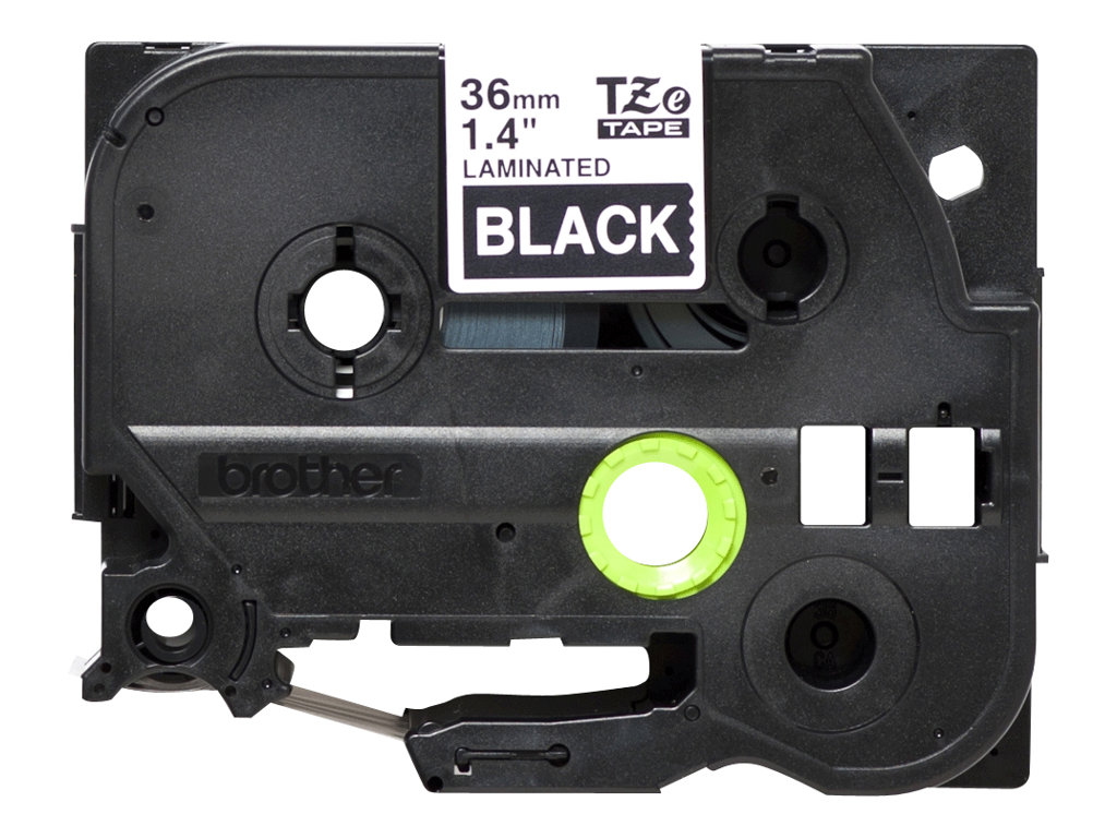 Brother TZe Schriftbandkassette TZe365 36 mm Weiß auf Schwarz