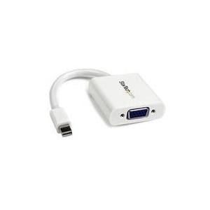 StarTech.com Mini DisplayPort to VGA Adapter - White - 1080p - Thunderbolt to...