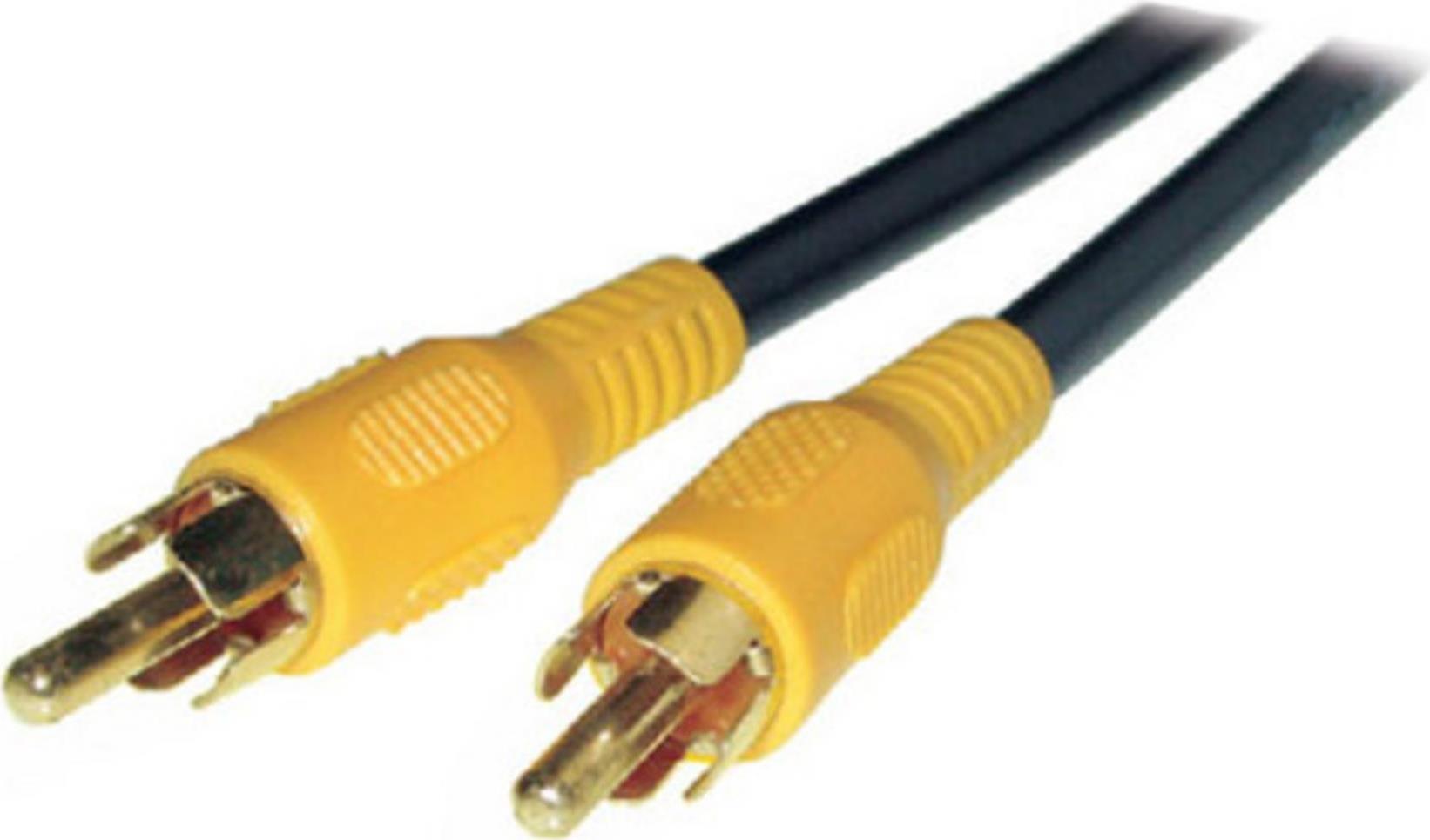SHIVERPEAKS S/CONN maximum connectivity Video Cinch Kabel-Cinchstecker auf Cinchstecker, vergoldet ,