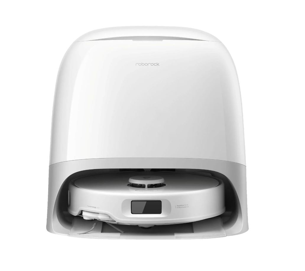 Roborock Qrevo Curv 5A1 Saug-Wischroboter – 18.500 Pa, Multifunktions-Dockingstation 3.0, Weiß