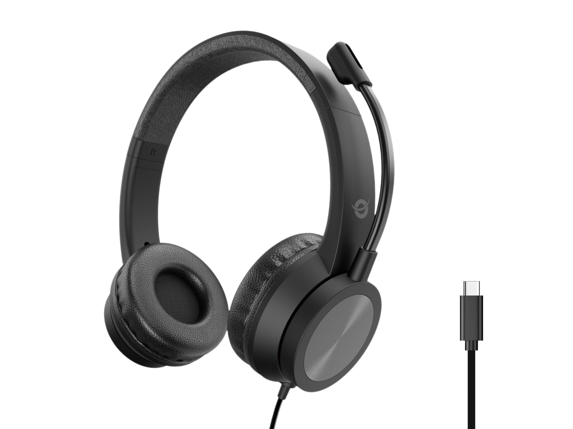 Conceptronic POLONA05BC Stereo USB-C Headset Schwarz
