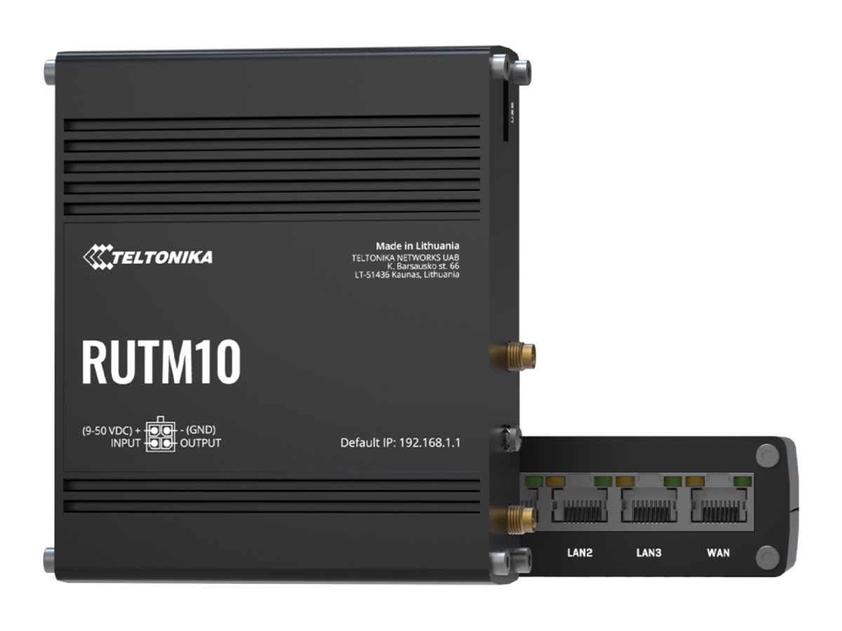Teltonika RUTM10 WLAN-Router Wi-Fi 5 867 Mbit/s Schwarz