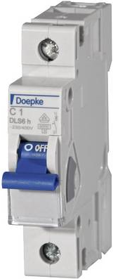 DOEPKE LS-Schalter C20A DLS-6H-C20-1-6-KA 6kA 1-polig 230V C-Charakteristik DLS-6H-C20-1-6-KA (09914204)