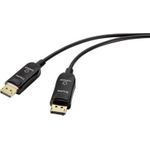 Renkforce DisplayPort Anschlusskabel 50.00 m RF-4598012 DisplayPort 1.4 Black [1x DisplayPort Stecker - 1x DisplayPort Stecker] (RF-4598012)