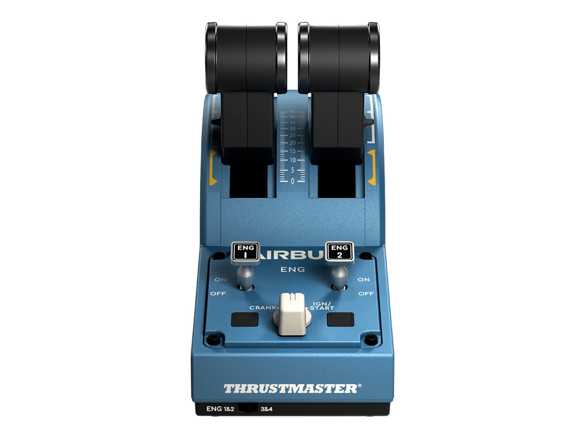 Thrustmaster TCA Quadrant Airbus Edition Gasregler Schwarz, Blau