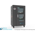 Tablet-Ladewagen für bis zu 30 Geräte, UV-C Desinfektion, Smart Control, schwarz, Good Connections® (PCT01-A30S)