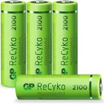 GP Batteries ReCyko+ 2100mAh 4Stk. Wiederaufladbarer Akku AA Nickel-Metallhydrid (NiMH) (120210AAHCE-C4)