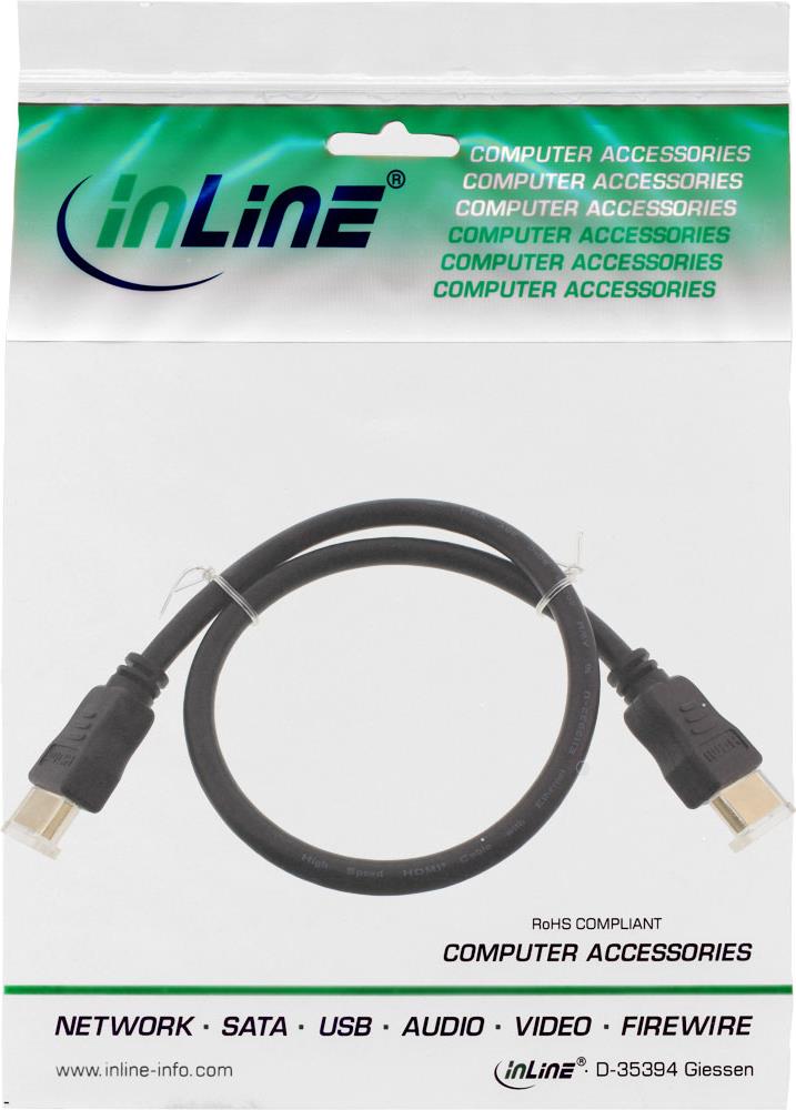 InLine HDMI mit Ethernetkabel (17533P)