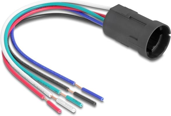 Delock Fassung für 19 mm 5 Pin Taster oder Schalter (90792)