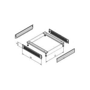 VARISTAR Sockel belüftet, 600 mm breit, RAL7021 (26.10.0548)