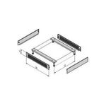 VARISTAR Sockel belüftet, 600 mm breit, RAL7021 (26.10.0548)