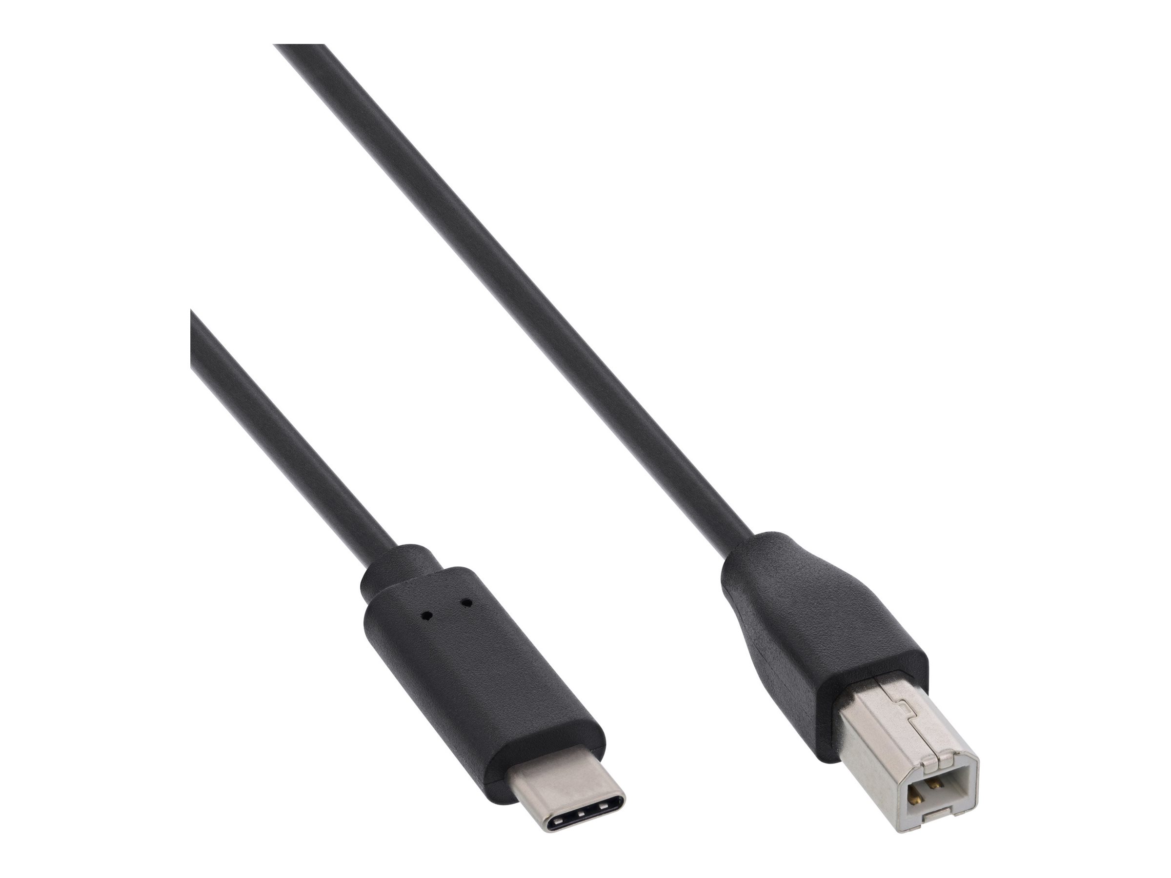 InLine USB-Kabel USB-C auf USB-B USB 2.0 2 m Schwarz