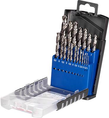 kwb 205920. Vorgesehene Verwendung: Bohrer, Bohrerart: Bohrerbit-Set, Rotating Richtung: Drehung der rechten Hand. Anzahl der Bohrer-Bits: 19 Stück(e) (205920)