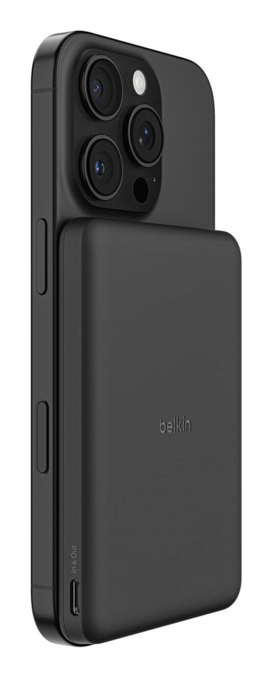 Belkin BoostCharge BPD010HQBK 5000 mAh Powerbank 7,5 W Schwarz