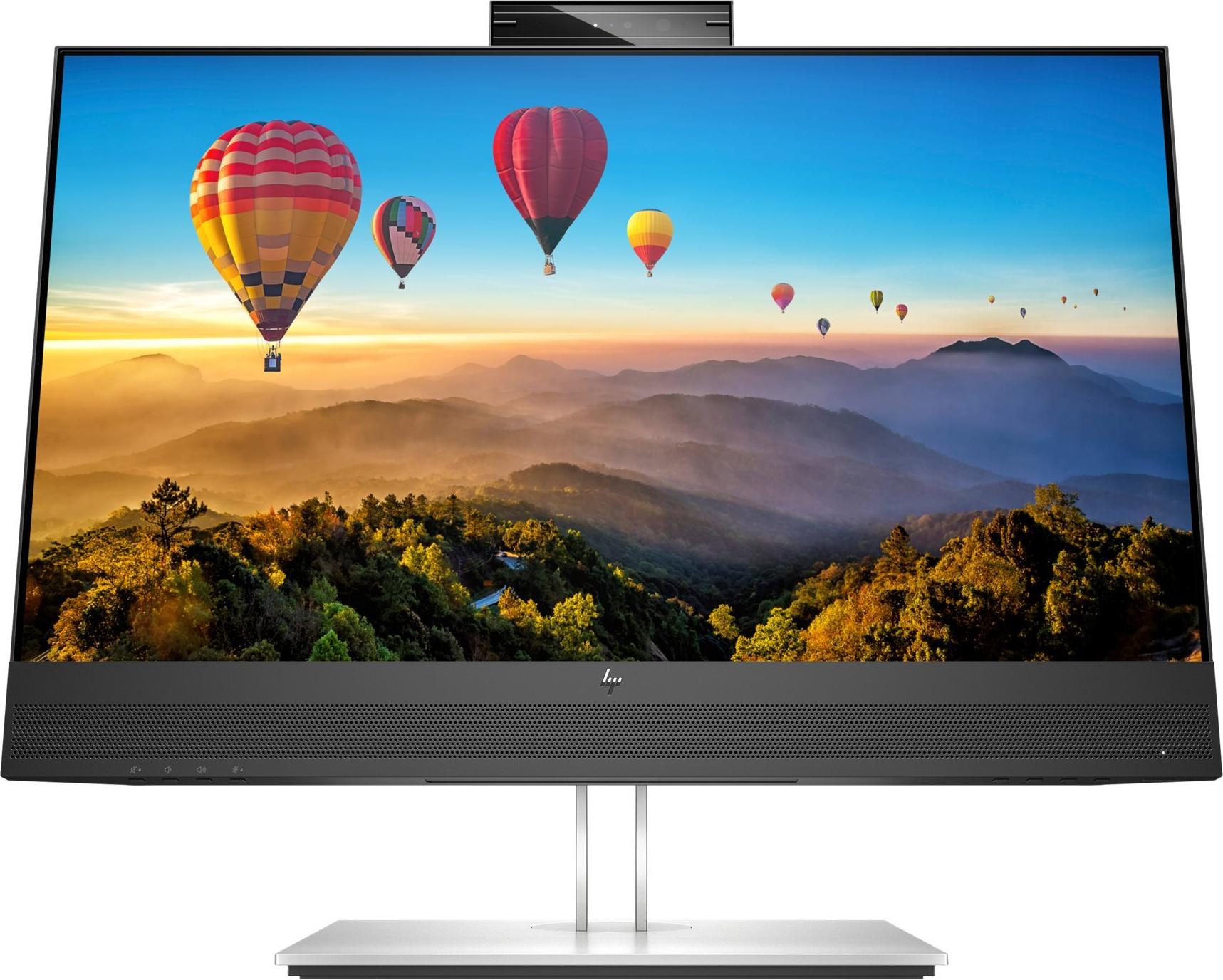 HP E-Series E24m G4 23.8" Full HD IPS Monitor Schwarz Silber