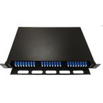 Lanview Fiber Optic Sliding Panel ODF 1U LC SM OS2 48 Cores (LVO-101020)