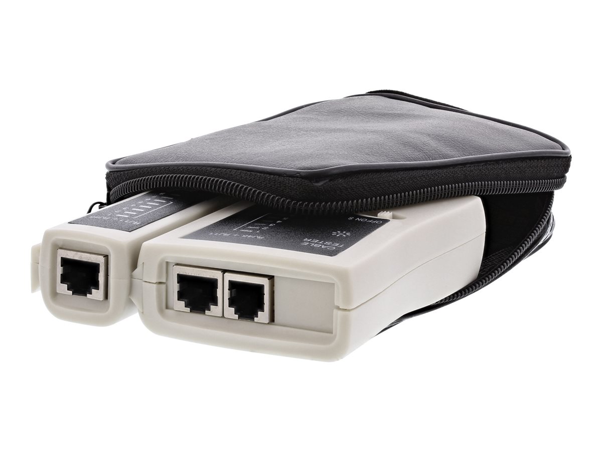 InLine 79998A Netzwerktester-Set für RJ45 und RJ11 mit 9 LED