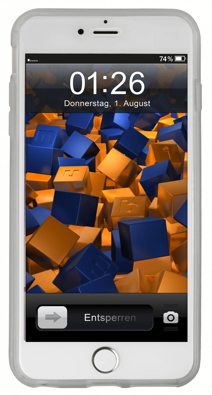 mumbi Handy-Schutzhülle Cover für Apple iPhone 6 Plus/6s Plus 5,5" Transparent