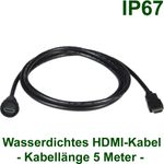 Waterproof HDMI Cables – Waterproof HDMI Male to HDMI Male Connector 5m (HD-WTP-WMRM-5M)