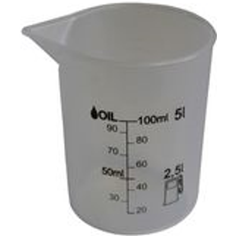 IWH Messbecher, transparent, Inhalt: 125 ml aus hochwertigen