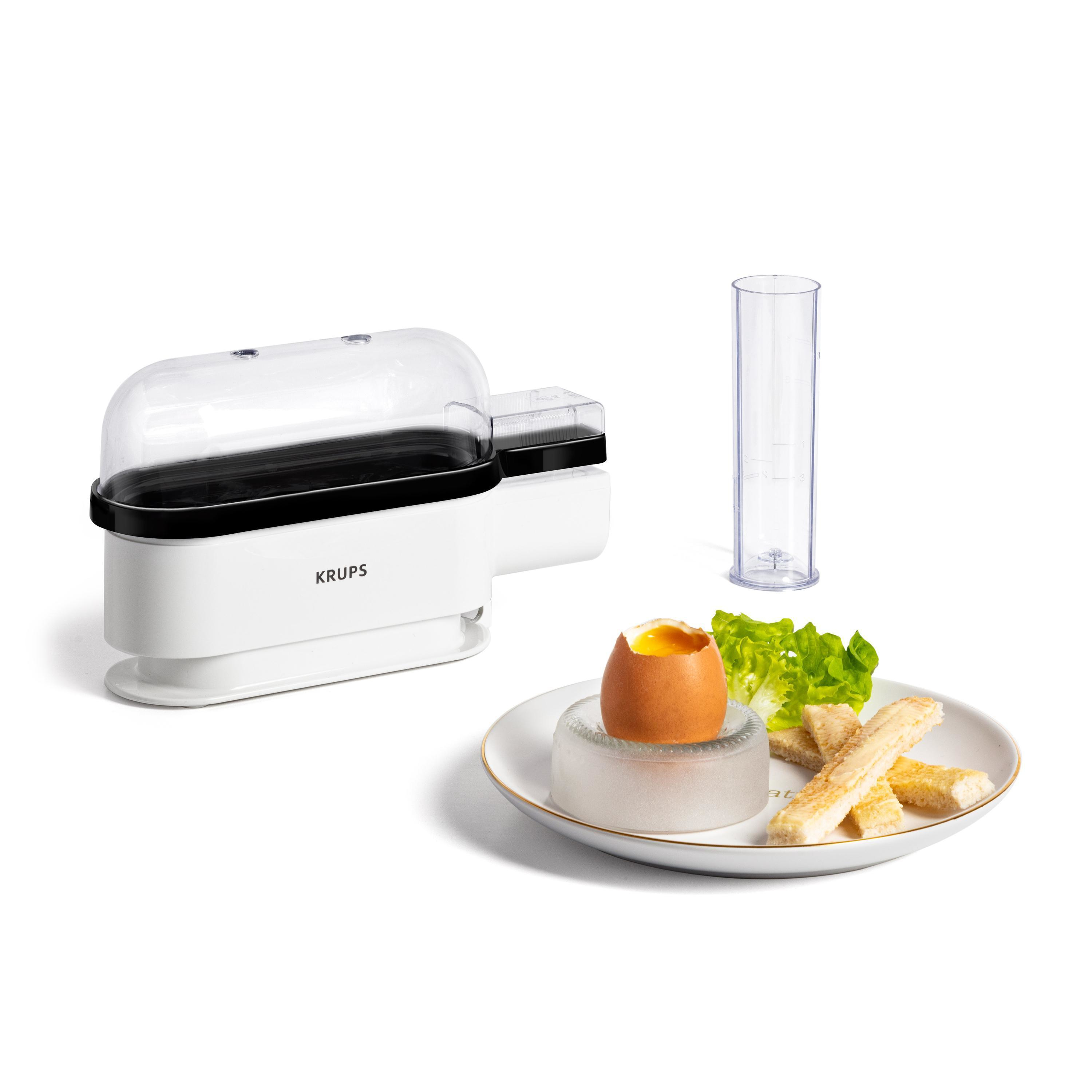 Krups EG2341 Eierkocher 3 Eier 300 W Schwarz, Weiß